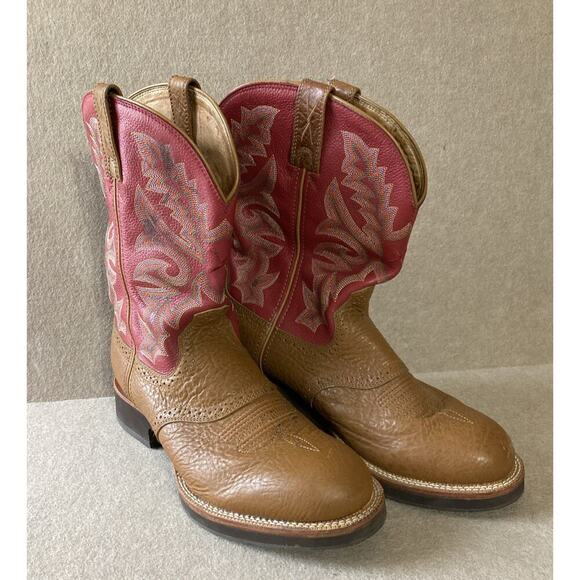 Twisted X  Mens Boots MCM0003 Sz 11 D Red Brown Cowboy Leather Round Cognac - Picture 2 of 9